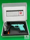 NEW in the Box! Ruger EC9s Semi-automatic Handgun with Exclusive Turquoise Frame