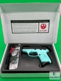 NEW in the Box! Ruger EC9s Semi-automatic Handgun with Exclusive Turquoise Frame (06315)