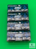 Four Boxes (40 Total Rounds) of Federal Shorty Shotshell 12-gauge Ammunition - 15 Pellet - 4 Buck