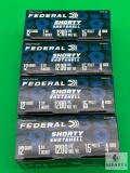 Four Boxes (40 Total Rounds) of Federal Shorty Shotshell 12-gauge Ammunition - 15 Pellet - 4 Buck