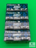 Four Boxes (40 Total Rounds) of Federal Shorty Shotshell 12-gauge Ammunition - 15 Pellet - 4 Buck