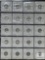Sheet of 20 Mixed Date and Mint Mercury Dimes - Lower Grades