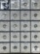 Sheet of 19 Mixed Date and Mint Mercury Dimes - Lower Grades