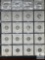 Sheet of 20 Mixed Date and Mint Mercury Dimes - Lower Grades