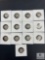 Mixed Lot of 13 Mercury Dimes