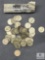 Roll of Mixed Date Wartime Silver Alloy Nickels