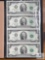 World Reserve Monetary Exchange Uncut Sheet of Four US $2 Small-size Notes