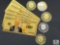Donald Trump Presidential Lot of Gold Foil $1000 Bills and Tokens