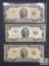Group of Three $2 Red Seal United States Notes