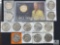 Mixed Lot of 14 Eisenhower Dollars
