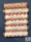 Six Unsearched Rolls of Lincoln Wheat Cents