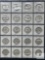 Sheet of 20 Silver Half Dollars - Walking Liberty and Franklin