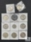 Group of 11 Mixed Date and Mint Walking Liberty Half Dollars from the 1930s and 1940s