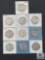 Group of 10 Mixed Date and Mint Walking Liberty Half Dollars from the 1930s and 1940s