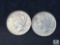 Two 1923 Peace Dollars