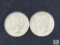 Two 1923 Peace Dollars