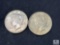 Two 1923 Peace Dollars