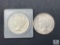 Two 1923-S Peace Dollars