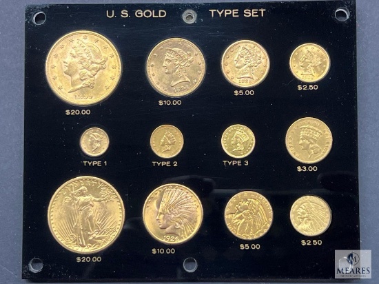 US Gold Type Set - 12 Coins