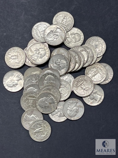 Roll of (40) Silver Washington Quarters
