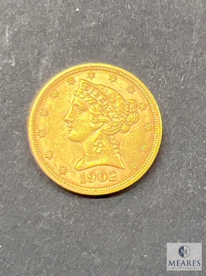 1902 US $5 Liberty Gold Piece