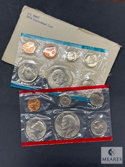 US Mint 1974 UNC Coin Set
