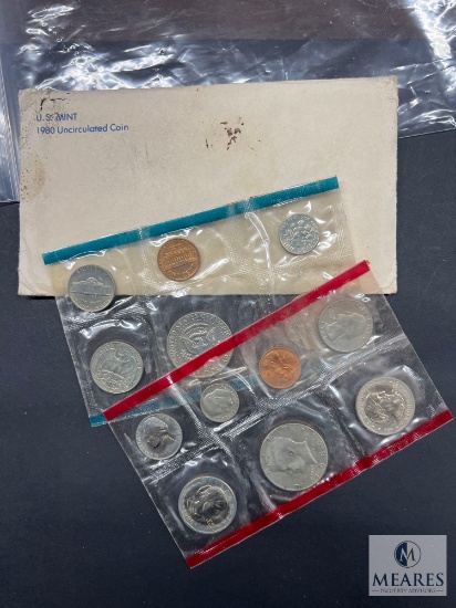 1980 US Mint UNC Coin Set