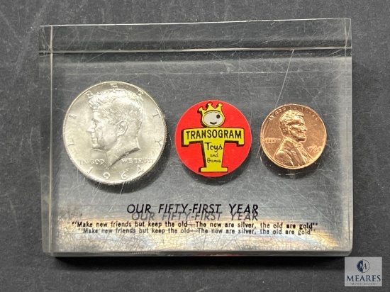 Transogram Toys Commemorative Paper Weight