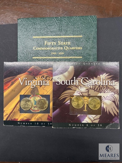 Fifty State Quarter Collector Lot with Incomplete Collector Book