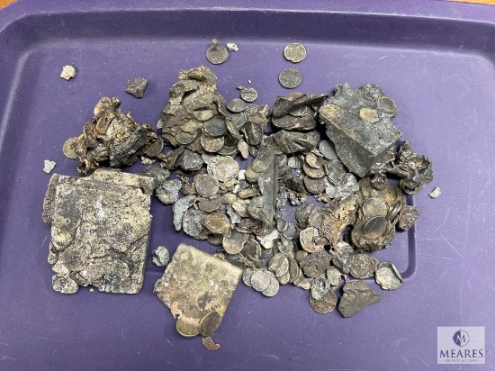 7.6 Pounds of Melted Coinage with Possible Silver Content