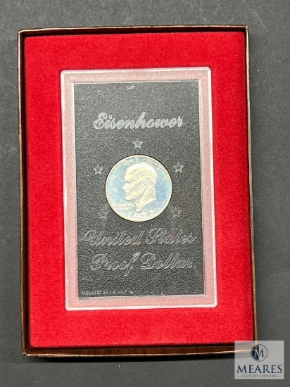 US Mint Proof 1972 Eisenhower Silver Dollar in Mint Packaging