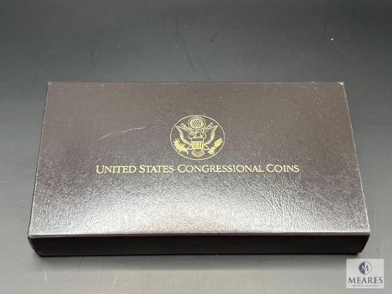 US Mint 1989 Congressional Coins - Three-coin Set with Gold