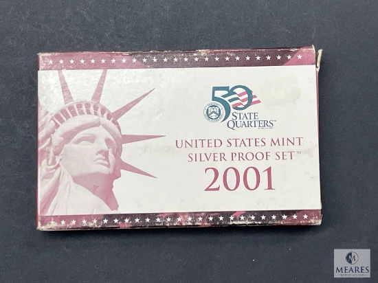 2001 US Mint Silver Proof Set