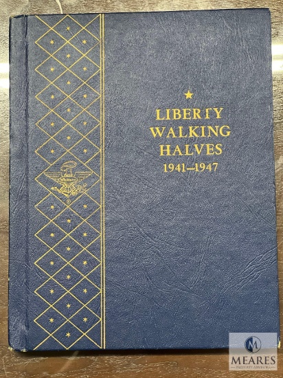 Walking Liberty Half Dollar Collector Book - 1941-1947-D (20 Coins)
