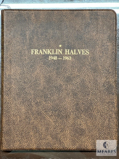 Franklin Half Dollar Collection in Archival Quality Book - 35 Coins
