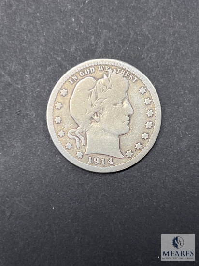 1914-D Barber Quarter