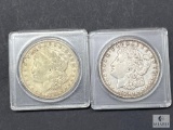 Group of Two 1921-P Morgan Silver Dollars