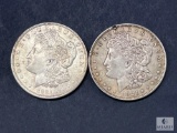 Group of Two 1921-P Morgan Silver Dollars