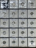 Sheet of 19 Mixed Date and Mint Mercury Dimes - Lower Grades