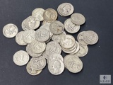 Roll of (40) Mixed Date and Mint Silver Washington Quarters