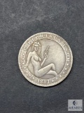 1881-CC Morgan Hobo Dollar Fantasy Coin Nude Lady with Pistol