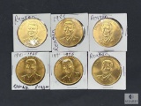 Group of Six Presidential Medals