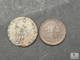 Tokens - Seneca, SC and 1786 Massachussetts