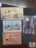 Mixed Lot of Collectible Coinage in Plastic Presentation Packages