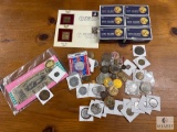 Large Lot of Tokens, Medals, Replica Currency and Coin Flips