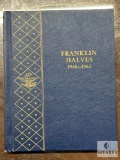Franklin Half Dollar Collector Book with 34 Coins