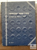 Incomplete Mercury Head Dime Collector Book - Missing 1916-D