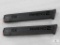 Two 32 Round Extended 9mm Pistol Mags Fits Glock 17,19,26,34 and Carbine Rifles