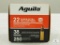 250 Rounds Aguila .22 Long Rifle Ammo. 38 Grain Hollow Point