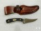 New Schrade Old Timer Sharpfinger Fixed Blade with Leather Sheath